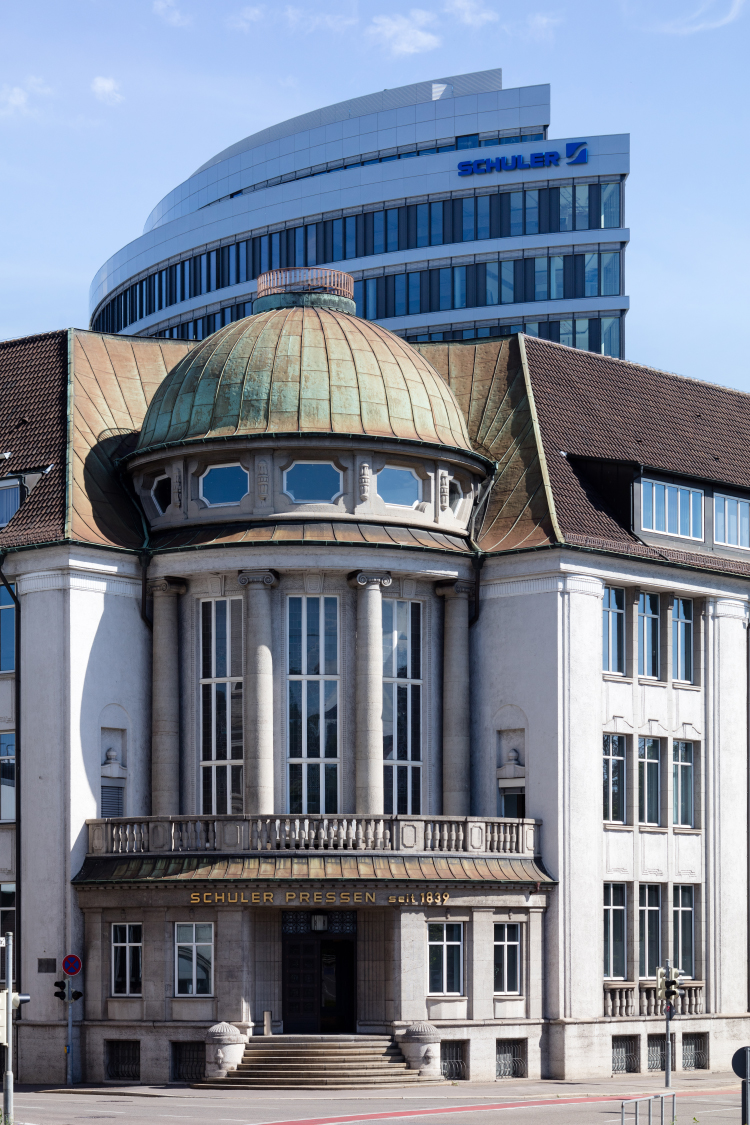 Neubau am Firmensitz Göppingen der Schuler AG