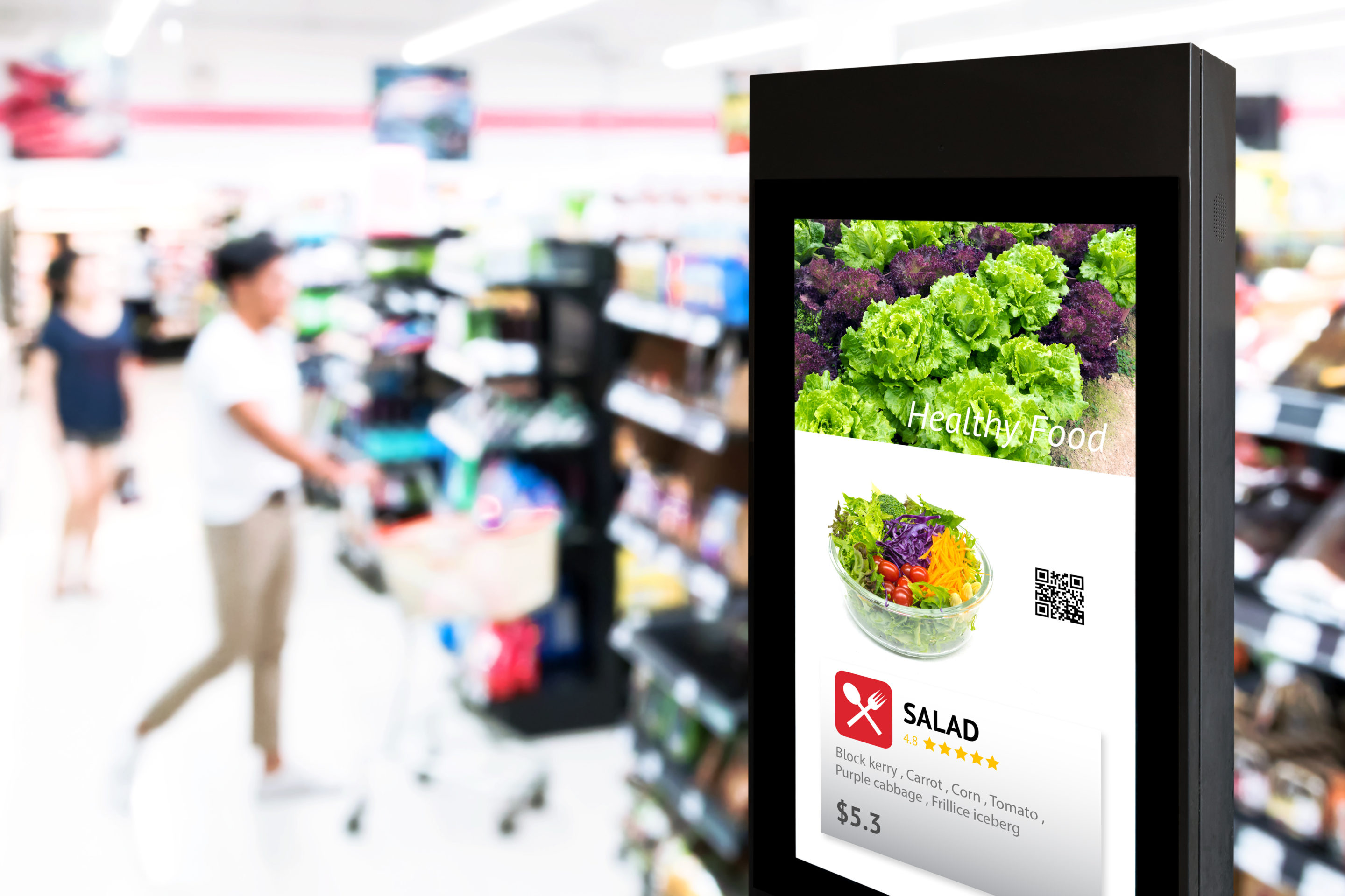 Intelligent Digital Signage , Augmented reality marketing and face